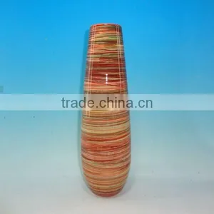 NEWEST BIG CERAMIC STRIPE VASE thumbnail-1