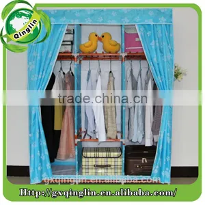2015 Soild Wood Cheap Corner Wardrobe for Bedroom Furniture thumbnail-1