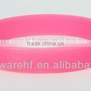Glowing in Dark Adult Size Silicone Wristbands thumbnail-1