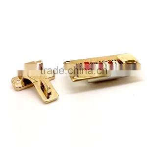 Smaller Combination Number Lock With Hasp for Pilot Case, Combination Lock With Push Buttom for Suitcase, Left Hand thumbnail-3