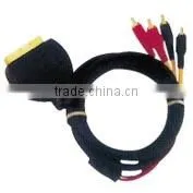 Scart Male to 4RCA Male Cable VK30422 thumbnail-1