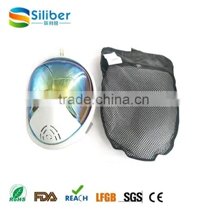 Swimming Equipment Full Face Snorkel Mask With Electroplate Beautiful Plating Mask thumbnail-4