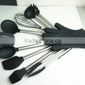 33052 10-pcs Silicone Kitchen Utensil With Stainless Steel Handle thumbnail-2
