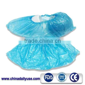 Blue Disposable PE Waterproof Shoe Cover,Disposable Plastic CPE/PE Shoe Cover,Blue PP Non Woven Nonwoven Shoe Cover thumbnail-2