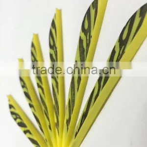 3inch HP Striped Plastic Vanes Archery Rubber Vanes thumbnail-1