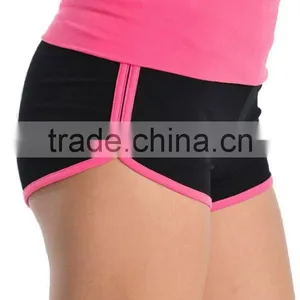 Bulk Buy Clothing Cheap Wholesale Summer Hot Shorts Two Tone Contrast Color Dolphin Shorts For Ladies Athletic Beach Wear thumbnail-2
