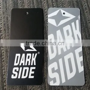 China Custom Gold Stamping Logo of Jeans Hang Tag thumbnail-1