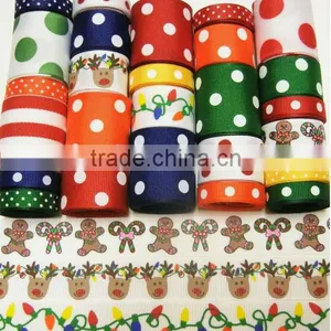 Customized Colorful Grosgrain Ribbon Printed Ribbon Satin Ribbon thumbnail-1