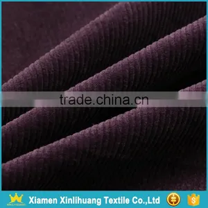 High Stretch Woven Plain 16 Wale Elastic Corduroy Fabric for Clothing thumbnail-1