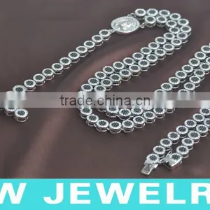 Bling Bling Jewelry Necklace, Hip Hop Men Necklace,Jesus Face Necklace,rosary Necklace, Ice Out Jewelry,HWNE90315 thumbnail-3