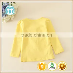 Fall and Winter in Stock 2015 Children's Clothing T-shirts for Girls Cartoon Undershirt Tops 5pcs/lot 100-140 Kids Clothes thumbnail-6