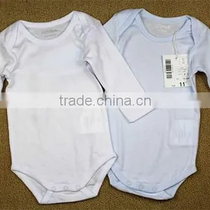 2017 New Design Baby Rompers Plain 100% Cotton thumbnail-2