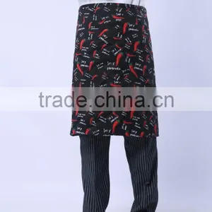 Juqian Factory Price Cheap Bulk Kinds Cotton Kitchen Hotel Chef Uniform Apron Designs thumbnail-2