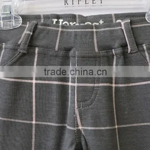 Cotton Spandex Terry Fabric Children Girl Pants for Outerwear thumbnail-4