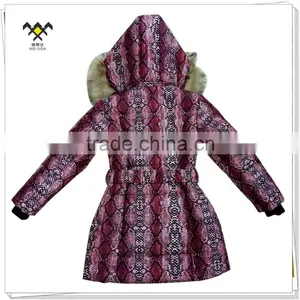 High Quality OEM Flower Digital Printed Jacket for Girls thumbnail-2