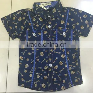 2015 Children's Short Shirt Wholesale China Summer Shirt thumbnail-1