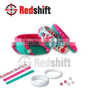 Make Your Jewelry Design Your Own Fabric Bangles thumbnail-1