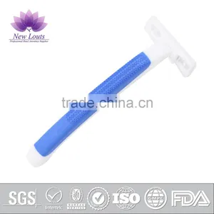 Comfortable Rubber Handle Triple Blades Razors for Man thumbnail-2