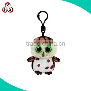 Customized Cute Big Eyes Handmade Animal Cotton Keychain thumbnail-6