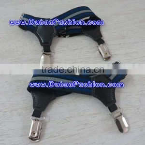 Sexy Vintage Stripe Men's Women Pin Sock Garters Grip Suspender Accessories thumbnail-5