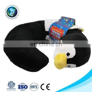Best Quality Soft Funny Kids Neck Pillow Plush Lion Cute Airline Pillow thumbnail-5