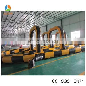 Inflatable Kart Track, Inflatable Race Track for Kart, Inflatable Air Tumble Track thumbnail-2