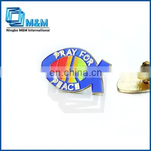 2016 Newest Peace Fish Enamel Pin Badge thumbnail-1