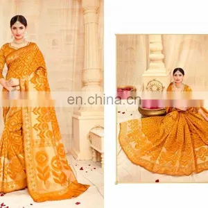 Partywear Silk Saree thumbnail-4