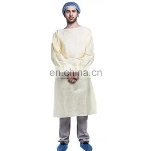 Disposable Non-Woven Isolation Gown thumbnail-1