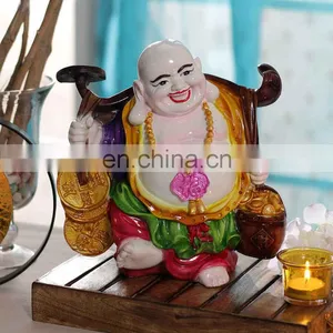 Polyresin Antique Garden Buddha Head thumbnail-1