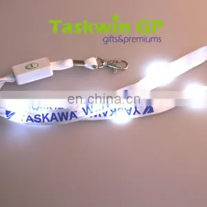 2017 Mainly Selling LED Light Lanyard, 900mm Long Custom Logo Neck Lanyard thumbnail-1