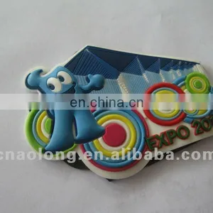 Custom City Name Logo Soft Pvc 3d Souvenir Fridge Magnet,rubber Tourist Refrigerator Magnet thumbnail-1
