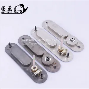 Remove Door Handle Lock Double-sided Invisible Door Lock Dark Handle Sliding Door Lock Toilet Bathroom Lock Hook thumbnail-3