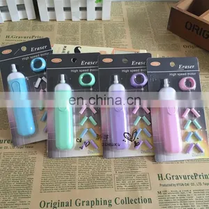 Hot Selling Electronic Eraser High Speed Motor Electric Erasers Blister Card Packing Erasers thumbnail-2
