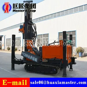 FY260 Crawler Type Pneumatic Rock Core Drilling Rig Water Well Drilling Machine thumbnail-1