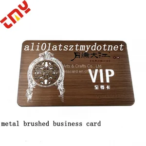 Cheap Personalized Custom Laser Cut Stainless Steel Black Metal Business Card thumbnail-4