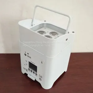 6X18W RGBWAUV Battery Powered Led Lighting,6in1 Flat Led Par,led Par Light,wedding dj Light,battery Recharged Par thumbnail-3