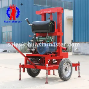 Three-phase Electric Drill Rig/full Hydraulic Water Well Drilling Rig Easy Move With Wheeled thumbnail-2