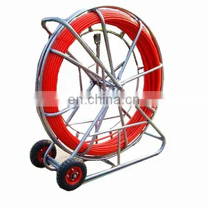 Good Strength Fiber Cable Duct Snake, Cable Snake Rodders, Cable Push Rod With Wheels thumbnail-1