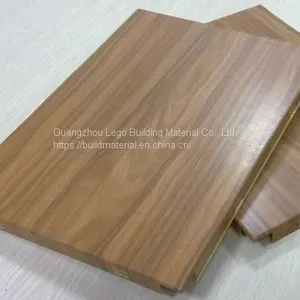 Shopping Center Aluminum Gusset Integrated Ceiling Oak Grain thumbnail-3
