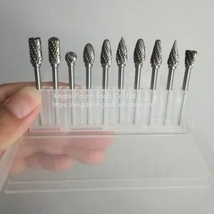 10 PCS 3mm Shank Tungsten Carbide Burrs Set 3x6mm thumbnail-2