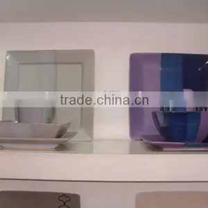 Reactive Glazed Dinnerware 16PCS thumbnail-1