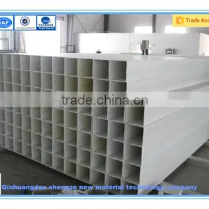 Pultruded Fiberglass Square FRP Tubes, Grp Square Pipe, Square Tube thumbnail-1