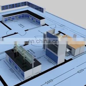 School Hospital Medical Laboratory Equipment Side Bench Workbench thumbnail-1