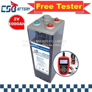 Csbattery 2V200ah Deep Cycle Opzs Battery for High-Recombination-Efficiency/VFD-Systems/Stationary/Renewable/Ali thumbnail-5