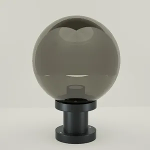 Exterior Outdoor LED Garden Acrylic Globe Pillar Bollard Lamp thumbnail-1