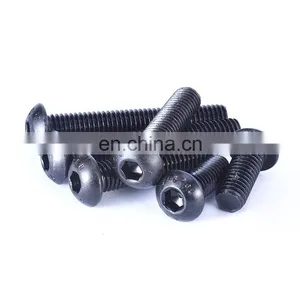 ISO7380 m4 M6 M8 M10 M12 Stainless Steel Button Head Hexagon Socket Head Machine Screw With Round Head thumbnail-3