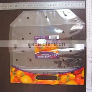 Transparent LDPE China Made Plastic Bag for Vegetable Package With Holes thumbnail-1