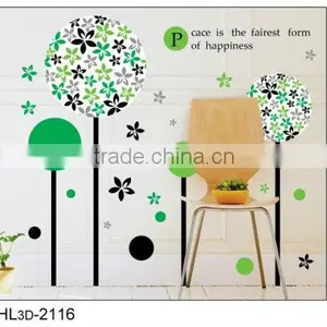Creative Design Green Trees Home Decorative Wall Sticker For Home thumbnail-1