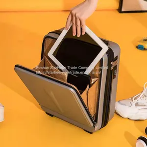 Front Open Cover 16 Inch Suitcase Portable Business Suitcase thumbnail-1